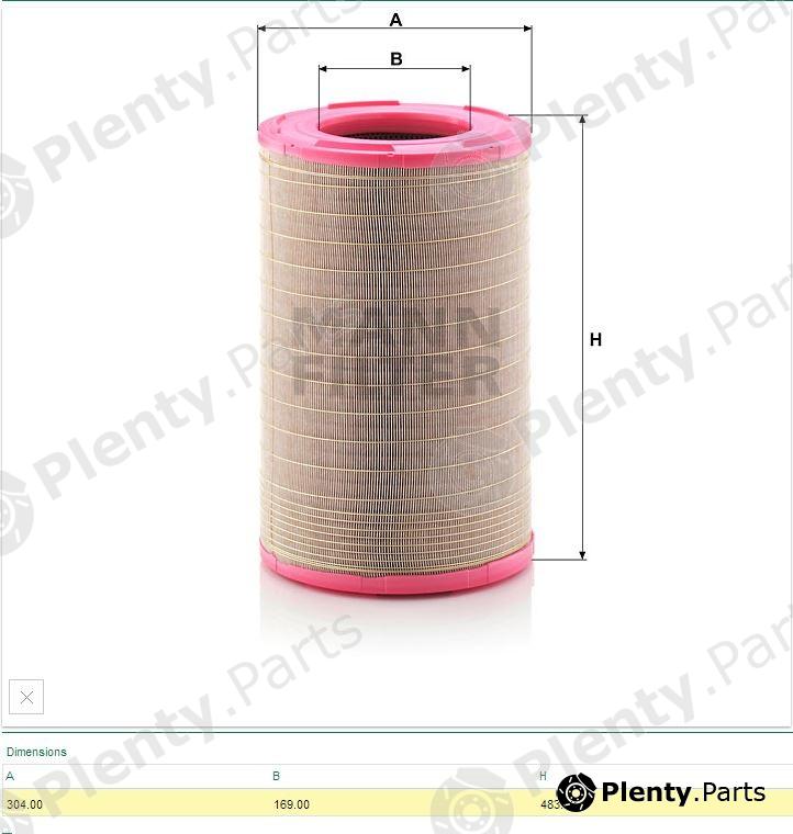  MANN-FILTER part C301353 Air Filter
