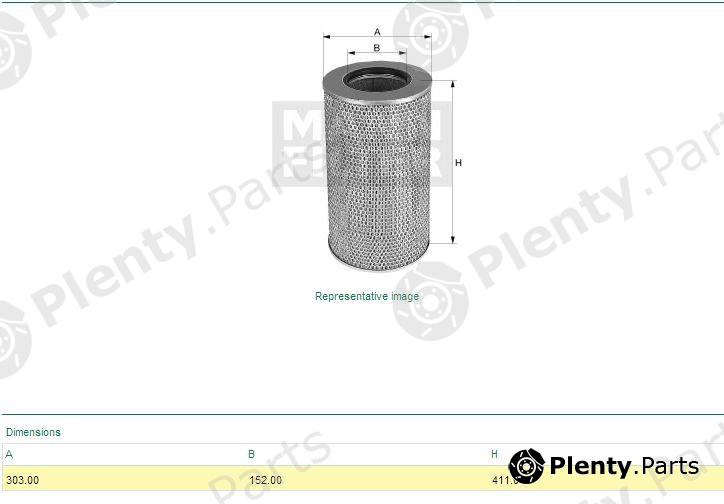  MANN-FILTER part C311345 Air Filter