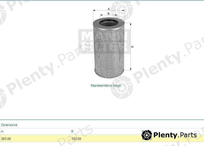  MANN-FILTER part C3113451 Air Filter