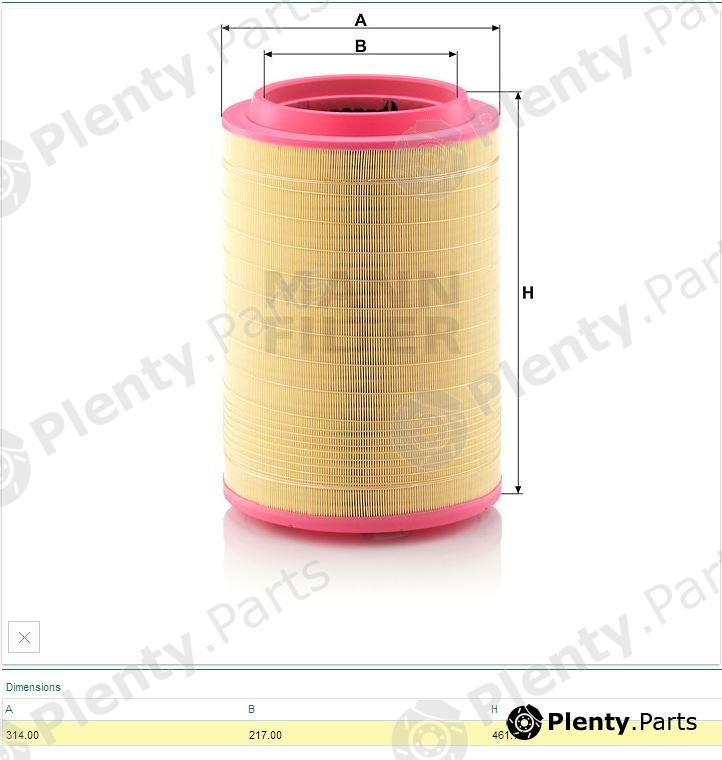  MANN-FILTER part C321420/2 (C3214202) Air Filter