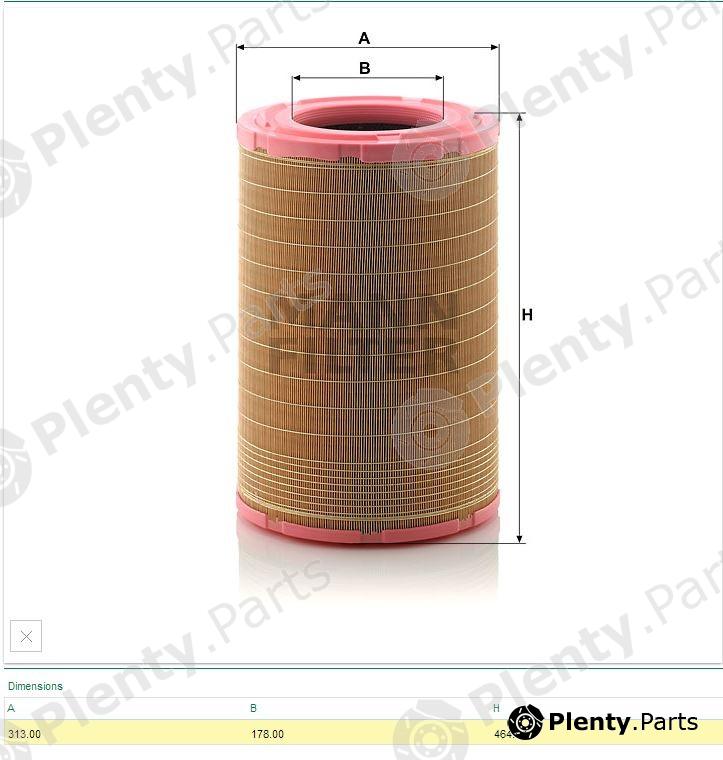  MANN-FILTER part C321447 Air Filter