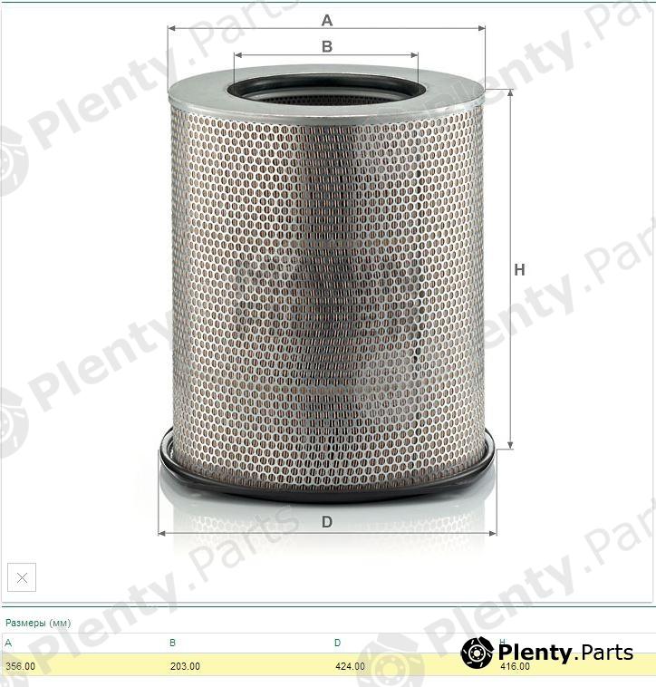 MANN-FILTER part C361820 Air Filter