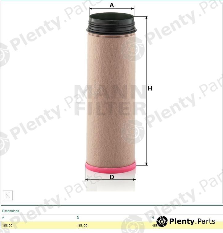  MANN-FILTER part CF1640 Secondary Air Filter