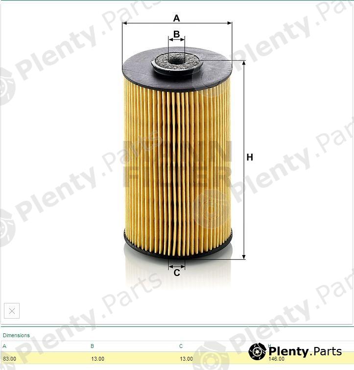  MANN-FILTER part P811 Fuel filter