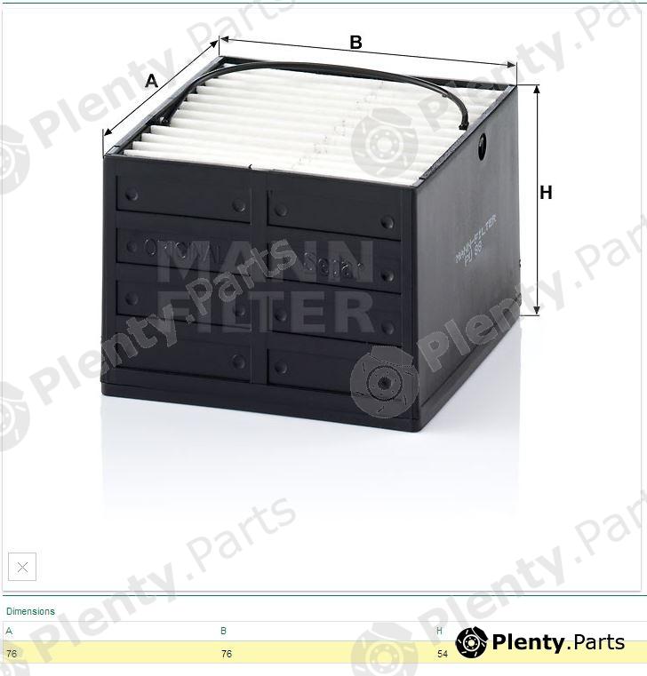  MANN-FILTER part PU88 Fuel filter