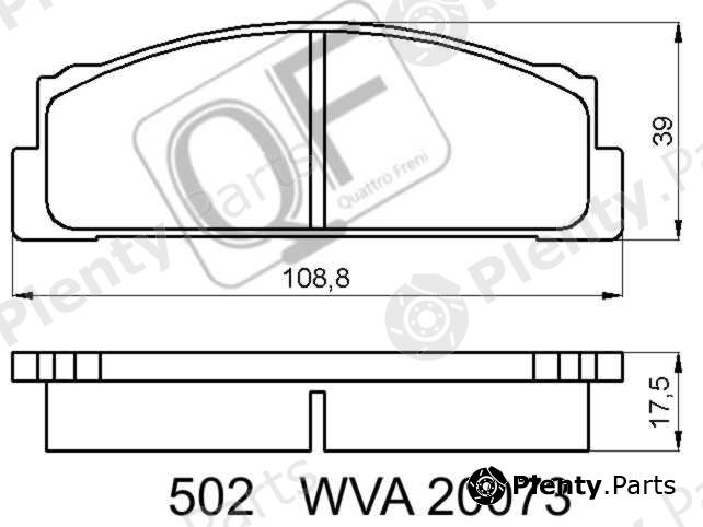  QUATTRO FRENI part QF50200 Replacement part