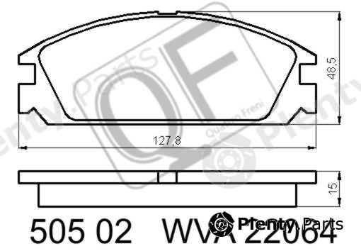  QUATTRO FRENI part QF50502 Replacement part