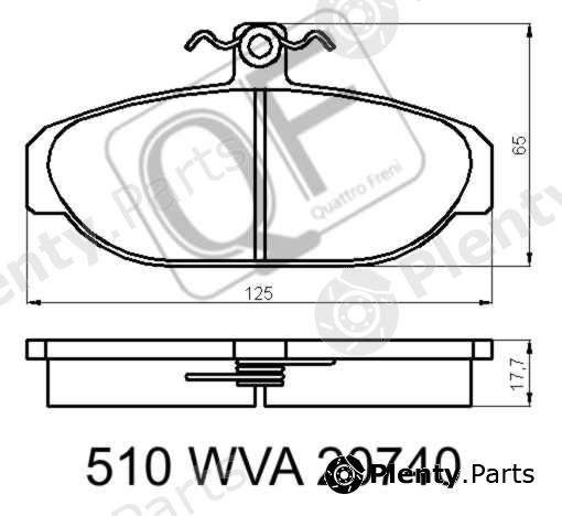  QUATTRO FRENI part QF51000 Replacement part