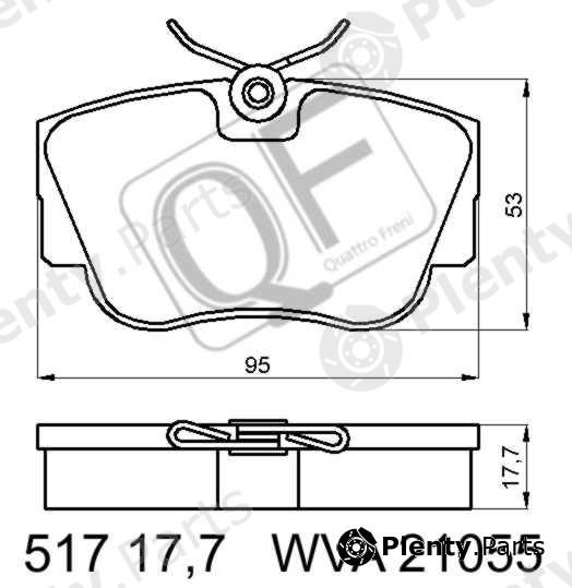  QUATTRO FRENI part QF51700177 Replacement part