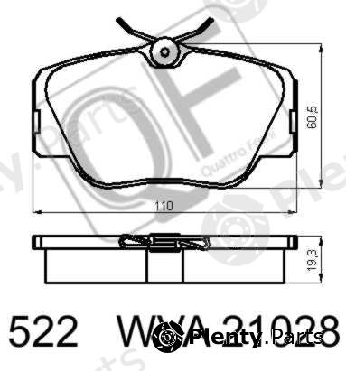  QUATTRO FRENI part QF52200 Replacement part