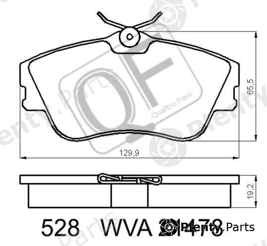  QUATTRO FRENI part QF52800 Replacement part