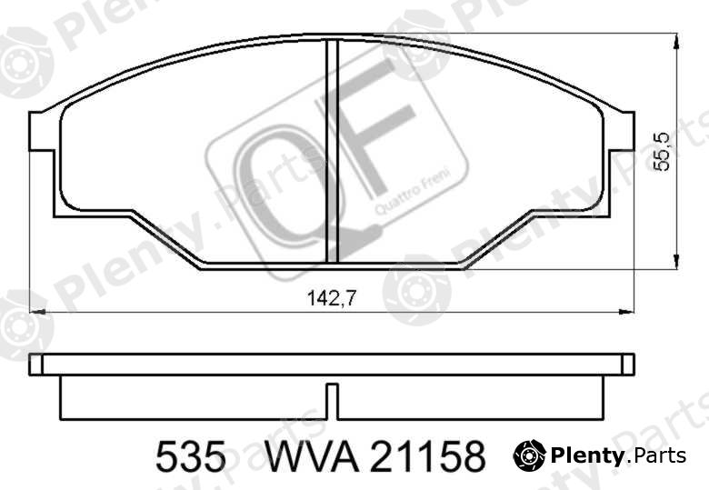  QUATTRO FRENI part QF53500 Replacement part