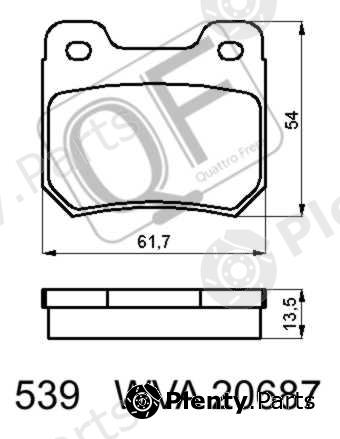  QUATTRO FRENI part QF53900 Replacement part
