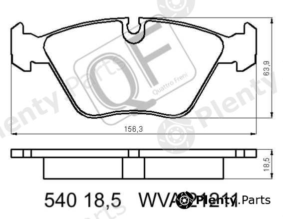  QUATTRO FRENI part QF5400018.5 (QF54000185) Replacement part