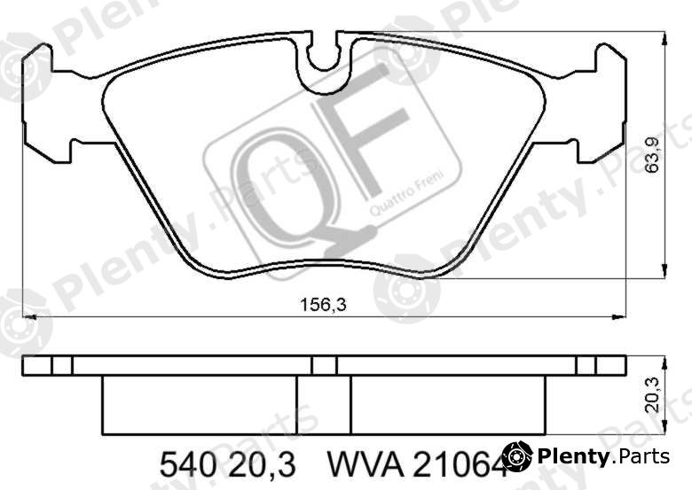  QUATTRO FRENI part QF5400020.3 (QF54000203) Replacement part