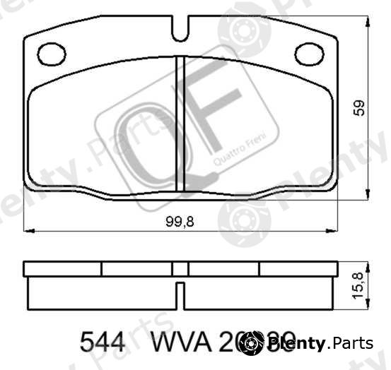  QUATTRO FRENI part QF54400 Replacement part