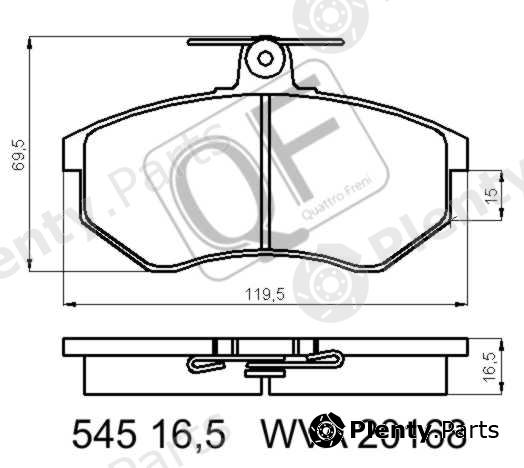  QUATTRO FRENI part QF5450016.5 (QF54500165) Replacement part