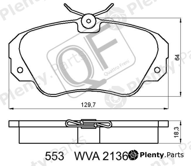  QUATTRO FRENI part QF55300 Replacement part