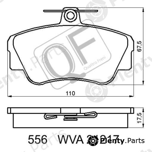 QUATTRO FRENI part QF55600 Replacement part
