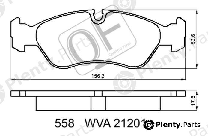  QUATTRO FRENI part QF55800 Replacement part