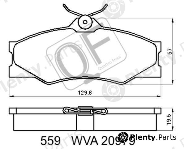  QUATTRO FRENI part QF55900 Replacement part