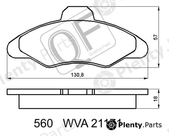 QUATTRO FRENI part QF56000 Replacement part