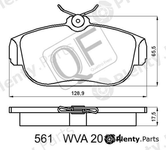  QUATTRO FRENI part QF56100 Replacement part