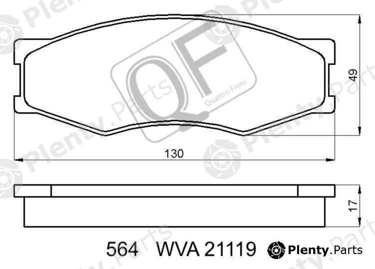  QUATTRO FRENI part QF56400 Replacement part