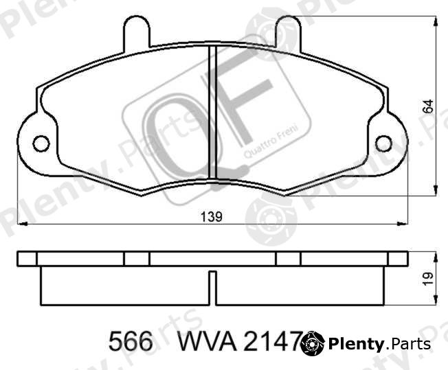  QUATTRO FRENI part QF56600 Replacement part