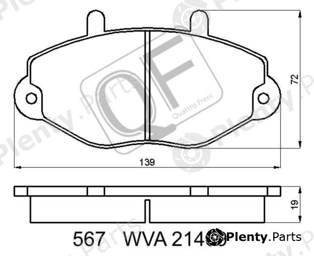  QUATTRO FRENI part QF56700 Replacement part