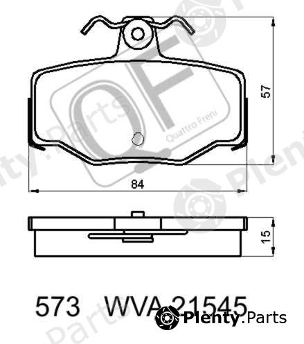  QUATTRO FRENI part QF57300 Replacement part