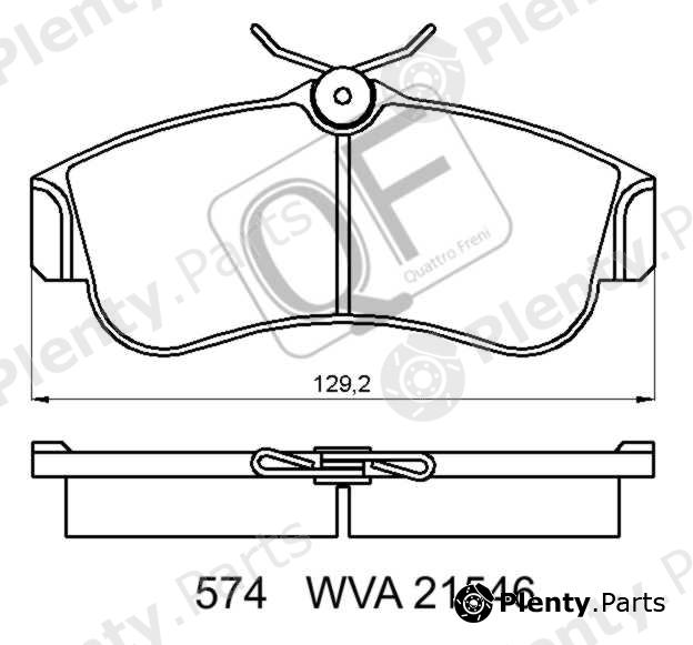 QUATTRO FRENI part QF57400 Replacement part