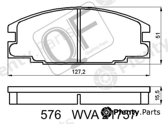  QUATTRO FRENI part QF57600 Replacement part