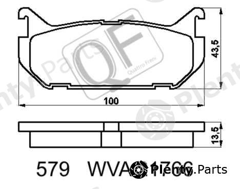  QUATTRO FRENI part QF57900 Replacement part
