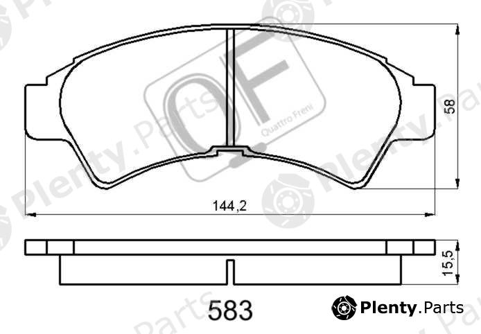  QUATTRO FRENI part QF58300 Replacement part