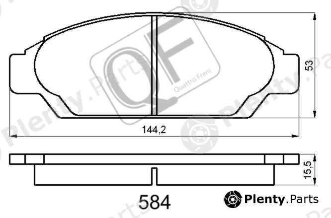  QUATTRO FRENI part QF58400 Replacement part