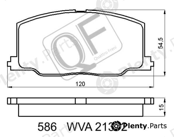  QUATTRO FRENI part QF58600 Replacement part