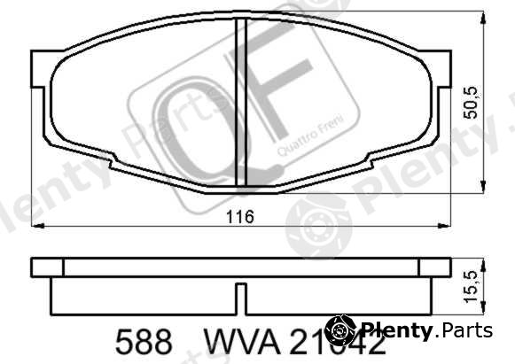  QUATTRO FRENI part QF58800 Replacement part