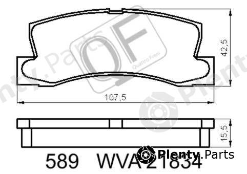  QUATTRO FRENI part QF58900 Replacement part