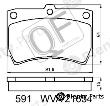  QUATTRO FRENI part QF59100 Replacement part
