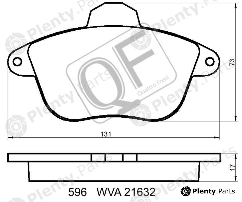  QUATTRO FRENI part QF59600 Replacement part