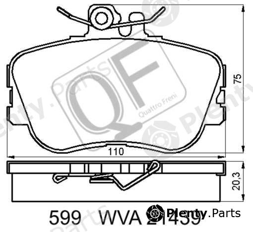  QUATTRO FRENI part QF59900 Replacement part