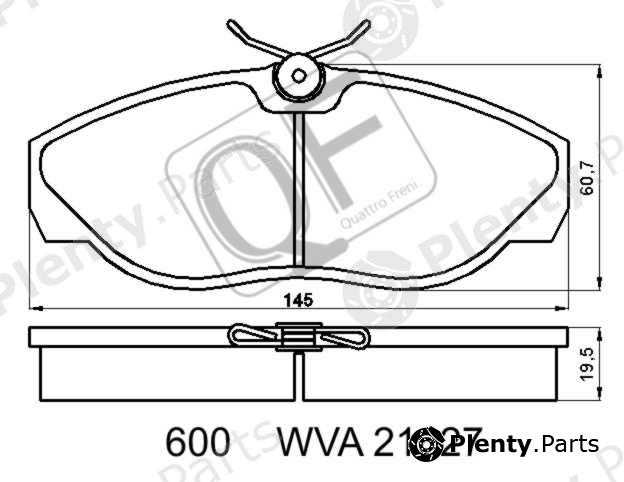  QUATTRO FRENI part QF60000 Replacement part