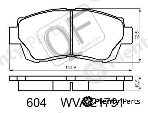 QUATTRO FRENI part QF60400 Replacement part