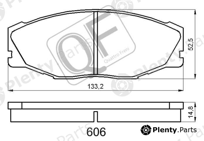  QUATTRO FRENI part QF60600 Replacement part