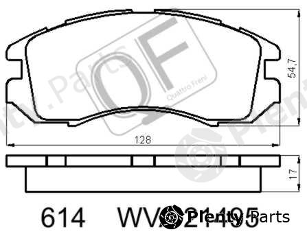 QUATTRO FRENI part QF61400 Replacement part