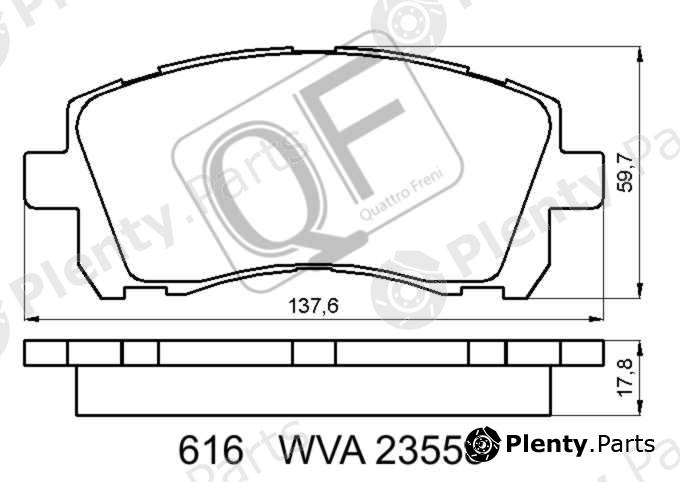  QUATTRO FRENI part QF61600 Replacement part