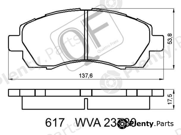  QUATTRO FRENI part QF61700 Replacement part