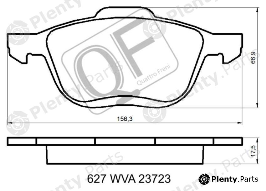  QUATTRO FRENI part QF62700 Replacement part