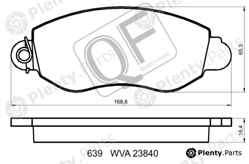  QUATTRO FRENI part QF63900 Replacement part
